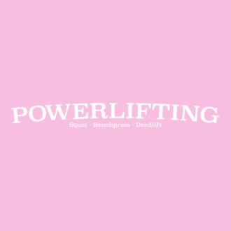Powerlifting - fehér felirat