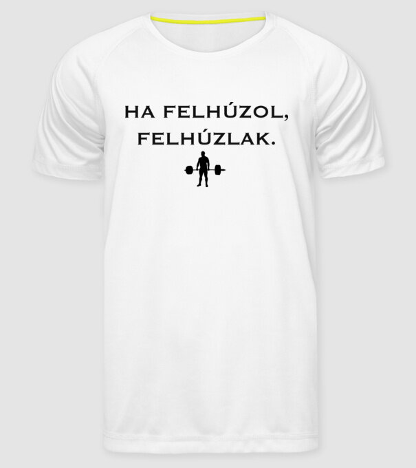  minta fehér pólón