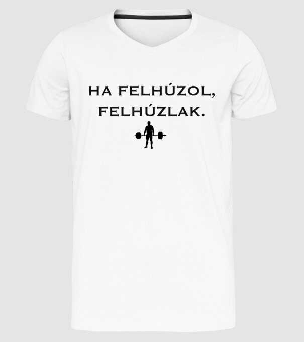  minta fehér pólón