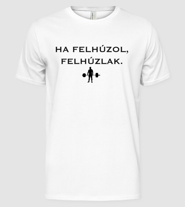  minta fehér pólón