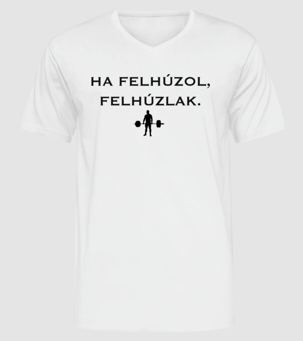  minta fehér pólón